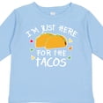 thumbnail image 4 of Inktastic I'm Just Here for the Tacos Cinco De Mayo Boys or Girls Long Sleeve Toddler T-Shirt, 4 of 5