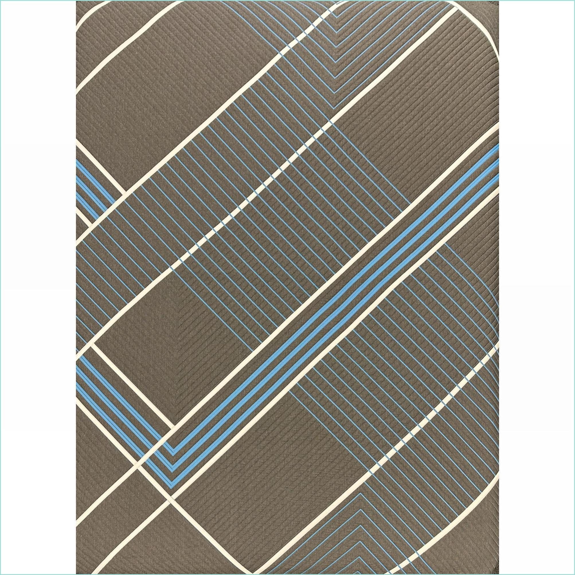 Mattresses, Restonic 14” King Firm Hybrid with Pocketed Coils & Cooling | Foam | Grey+Blue