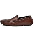 thumbnail image 4 of Big Size Men's Casual Loafers Slip On Leather Shoes Comfortable Lightweight Driving Shoes Male Moccasins Classic Penny Loafer Flats Boat Shoes Outdoor Walking Shoes, 4 of 16