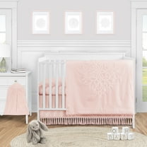 Sweet Jojo Designs Bohemian Blush Pink 4 Piece Crib Bedding Set