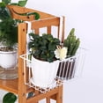 thumbnail image 3 of Hanging Storage Basket Shampoo Shelves holder bin Rack for Hang Behind Door White, 3 of 8