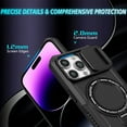 thumbnail image 3 of K-Lion for iPhone 15 Pro Case with Screen Protector,Mag Safe Magnetic Ring Holder Stand Shockproof Protective Case Military Grade Drop Protection Bumper Cover Case for iPhone 15 Pro,Black, 3 of 9