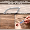 thumbnail image 4 of 4pcs Clay Cutter Wire Pottery Cutter, Flexible, Safe Stainless Steel Cut Off Tools for Clay Artists with Black Hand Pottery Cut Off Tools, Silicone Handle, Clay Sculpture, 4 of 7