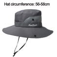 thumbnail image 2 of Sombrero para el sol plegable con protección UV para exteriores, 2 uds., malla ancha a lo largo de la playa, sombrero de pesca con agujero para cola de caballo, 2 of 5