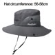 thumbnail image 2 of 2 piezas de sombrero plegable para el sol con protección UV para exteriores para mujer, de malla ancha, para pesca en la playa, con orificio para cola de caballo, 2 of 5