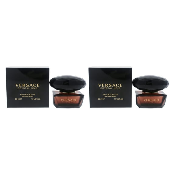 Versace Crystal Noir - Pack of 2 - 1.7 oz EDT Spray