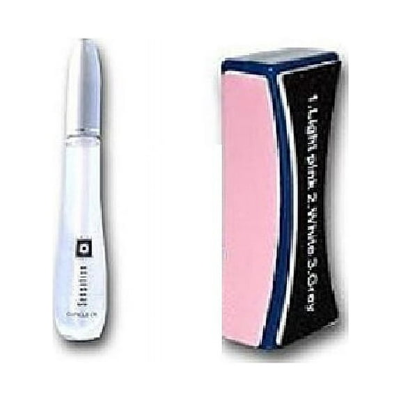 Swisa Beauty Sensation Set, Dead Sea Nail Buffer   Cuticle Oil Kit For Shiny and Healthy Nails