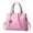 Pink, variant on Stylago Women Purses and Handbags Flower Pendant Top Handle Tote Bags Fashion Leather Crossbody Messenger Work Shoulder Bag Black