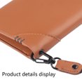 thumbnail image 3 of Woven Mobile Phone Lanyard Long Leather Camera Card Sleeve Hanging Neck Strap,mobile phone sling, 3 of 5