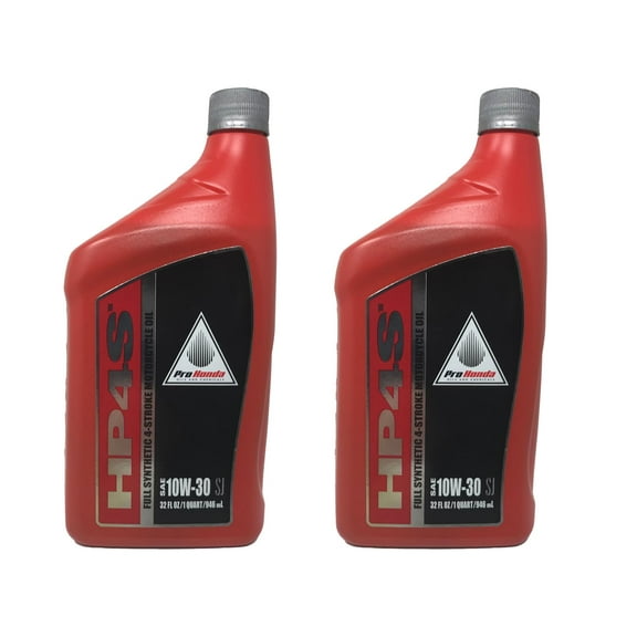 Honda HP4S Full Synthetic 4-Stroke Motor Oil 10W-30, 2 qt ("Pack"2)