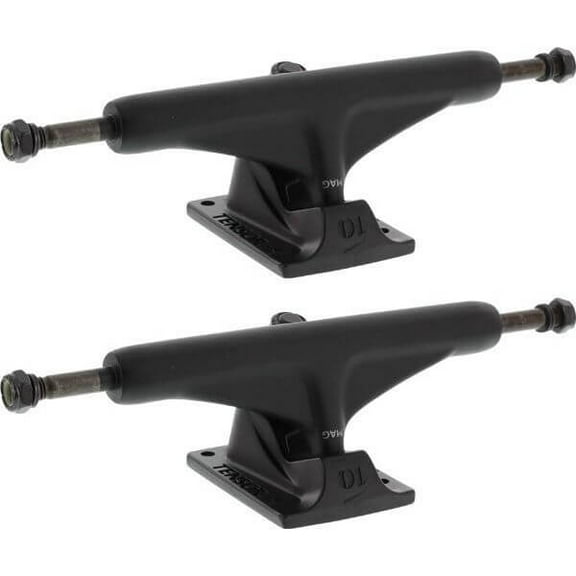 Tensor Regular Mag-Light Skateboard Trucks Black/Black - Hanger 5.25" Axle 8" (Set of 2)