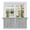 Gray, Slate, Silver, variant on Sage Green Tier Curtains 24 Inch Length, Farmhouse Vintage Green Solid Color Modern Cafe Short Curtains for Bathroom Over Sink, Small Kitchen Curtain Light Filtering Drapes 2 Panels 27.5"Wx24"L