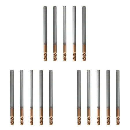 

15PCS 3mm Solid Carbide Endmills Endmill D3X8XD4X50L 4Flute Side Milling Slotting Profiling Face Standard Length