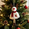 thumbnail image 5 of Feledorashia Christmas Plush Doll Ornament, Stuffed Holiday Tree Pendant, Soft Winter Character with Knit Details and Attached Hanging Loop, Cozy Decoration for Branches Garlands Shelves and Mantels, 5 of 5