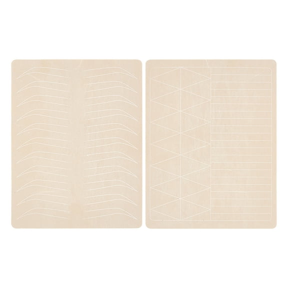 5pcs Eyebrow Tattoo Practice Skin Microblading Practice Silicone Skin Sheet Micro Blading Eye Brow Makeup Tattooing Supplies for Cosmetic Tattoo