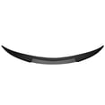 thumbnail image 2 of Ikon Motorsports Trunk Spoiler Compatible With 2021-2024 Tesla Model S Matte Black ABS IK Style Rear Wing Tail Lip Deck Lid Bodykit, 2 of 7