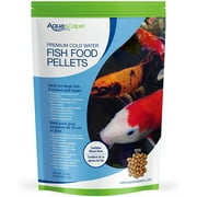 Aquascape Premium Cold Water Fish Food Pellets for Large Koi and Pond Fish, Large Pellet, 4.4 Pounds
