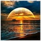 thumbnail image 1 of Cuadros Decorativos 5D DIY Diamante Pintura Mar Amanecer Taladro completo Rhinestone Mosaico Imagen de arte Likrtyny embutido en tela, 1 of 9
