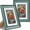 Rustic Blue, variant on decorUhome 5x7 Picture Frames Set of 2, Display 4x6 Pictures with Mat or 5x7 without Mat, Wall and Tabletop Display Photo Frames, Rustic Blue