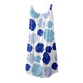 thumbnail image 5 of Boho Sundresses for Women Sleeveless Summer Beach Dresses Floral Print U Neck A Line Spaghetti Straps Mini Dresses, 5 of 5