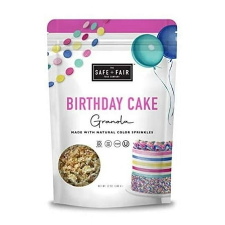 12 oz Birthday Cake Granola, Pack of 6