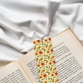 thumbnail image 6 of Kdxio Sunflowers And Butterflies Print Metal Tassel Bookmarks,Perfect Gift for Art Lovers and Bookworms Metal Bookmarks for Women, 6 of 8