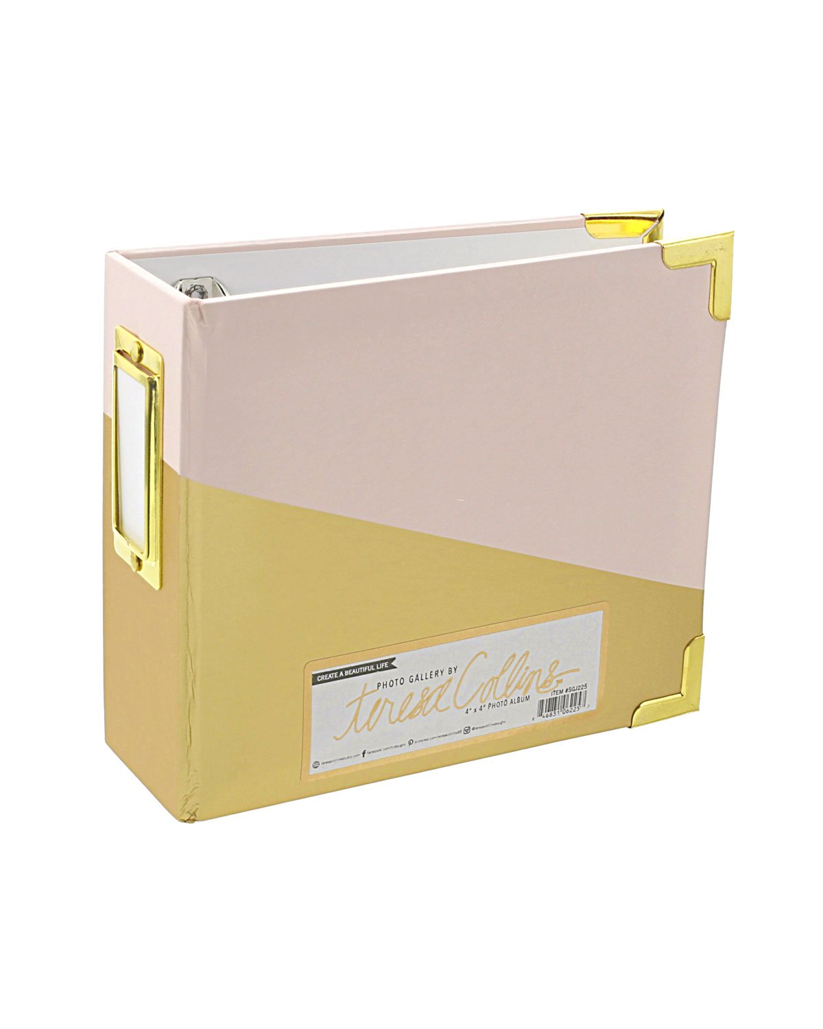 Photo Gallery 4 X 4 Blush Gold Photo Album Walmart Com Walmart Com