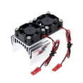 thumbnail image 1 of Módulo de disipador de calor de Motor 540/550 con refrigeración de doble ventilador para coche de carreras 1/10 RC, 1 of 4