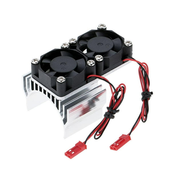 Módulo de disipador de calor de Motor 540/550 con refrigeración de doble ventilador para coche de carreras 1/10 RC