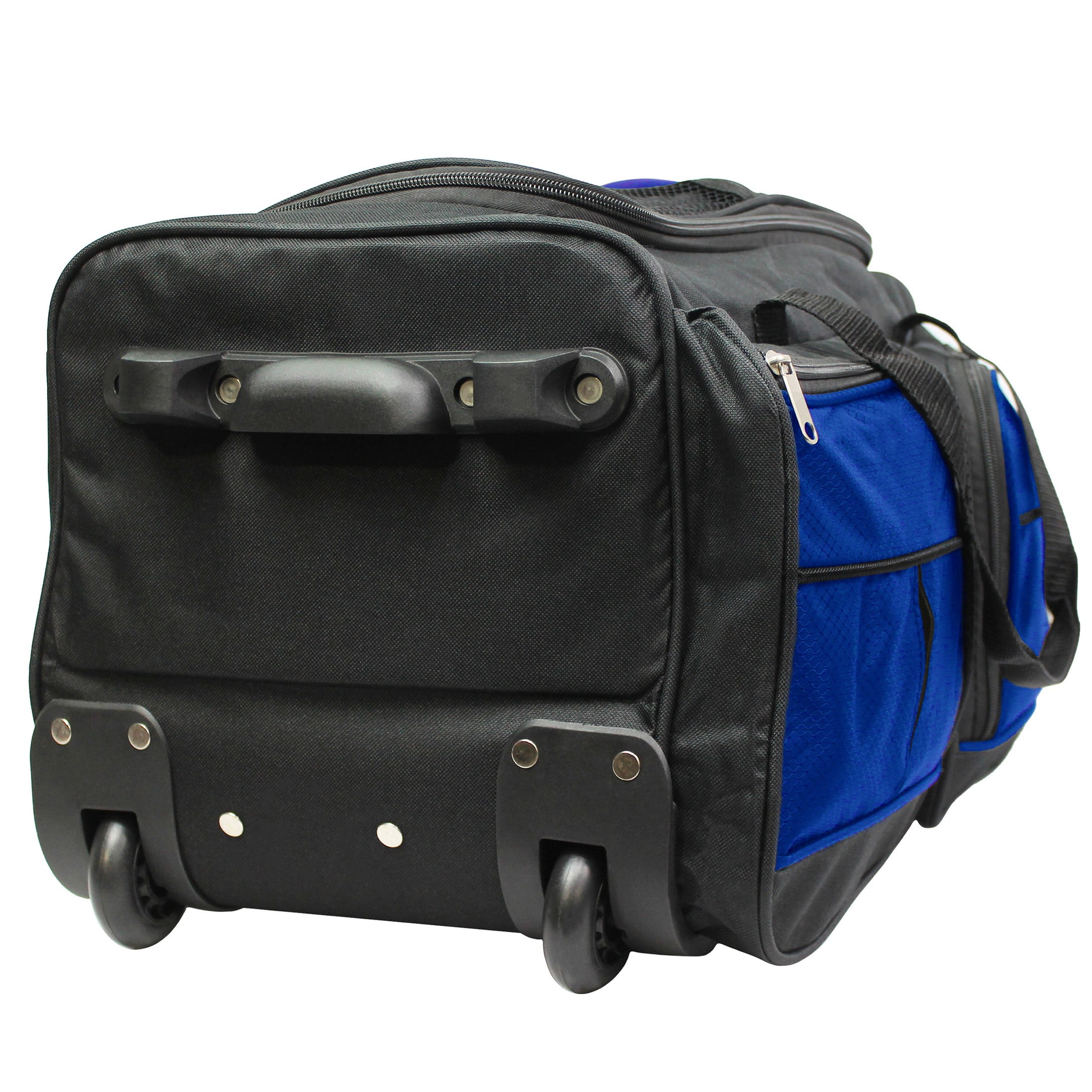 Hipack 20-inch Carry-On Rolling Duffle Bag - Blue