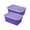 Purple, variant on Storex Small Cubby Bin, with Cover, Classroom Purple, Pack of 2