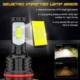 thumbnail image 6 of CHUSYYRAY 6x Combo H11 9005 H11 LED Headlight Conversion Kit High Low Beam Fog Light Bulbs 6000K White, 6 of 14