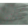 thumbnail image 4 of oneOone Georgette Viscose Fabric Dot & Flower Floral Decor Fabric Printed BTY 42 Inch Wide, 4 of 4