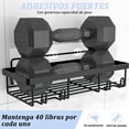thumbnail image 2 of Estantes Baño 5 pcs - Estanteria Ducha para Baño con Ganchos - Estante Organizador de Regadera de Durable - Repisas para Baño Pared sin Taladrar para Cocina, Inodoro, 2 of 7
