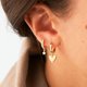 thumbnail image 5 of Pendientes de aro para mujer, estilo bohemio, con forma de gota, hechos a mano, regalo de joyería, 5 of 5