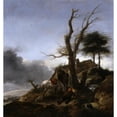 thumbnail image 3 of Philips Wouwerman 15x16 Black Modern Framed Museum Art Print Titled - Halt of Travellers, 3 of 5