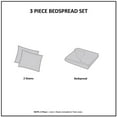 thumbnail image 2 of 3 Piece Reversible Bedspread Set,White Polyester Household Supplies Décor Bedding Bedding Sets, 2 of 13