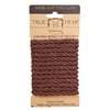 Hemptique Twisted Hemp Rope - Brown, 6 mm, 2 m