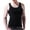 Black, variant on Mlzmgr Athletic Tank Top for Men Crew Neck Sleeveless Shirts Solid Color Ice Silk Comfy Workout Gym Tanks