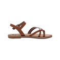 thumbnail image 3 of Women's Journee Collection Vasek Flat Thong Sandal Tan Faux Leather 6.5 M, 3 of 7