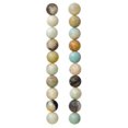 thumbnail image 3 of Bead Landing  Teal Mix Amazonite Round Beads, 10mm, 12 Pack, 3 of 3