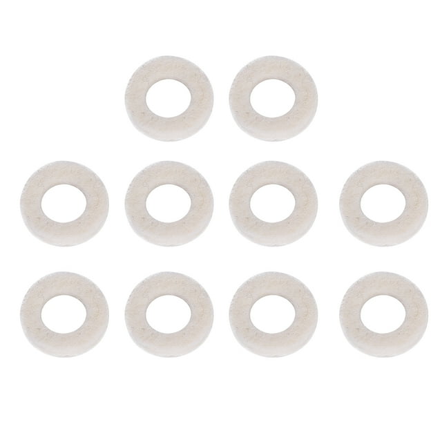 Arandelas de fieltro para válvulas de trompeta, almohadillas de amortiguación, accesorios para instrumentos musicales de trompetas