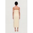 thumbnail image 3 of Women's Ruffle Trim Side Slit Lace Overlay Midi Dress, 3 of 3