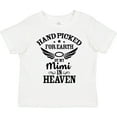 thumbnail image 3 of Inktastic Handpicked for Earth By My Mimi in Heaven with Angel Wings Boys or Girls Toddler T-Shirt, 3 of 5