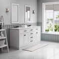thumbnail image 3 of Water Creation Hartford 72" Double Sink Bath Vanity with 2 Mirrors in White, 3 of 5
