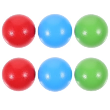 HEALEEP 6Pcs Round Bocce Balls for Kids Outdoor Game in Summer Vacation