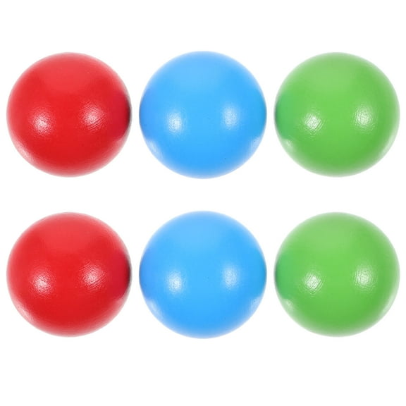 HEALEEP 6Pcs Round Bocce Balls for Kids Outdoor Game in Summer Vacation