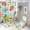 AA-4, variant on Cute Bee on Flower Shower Curtain Bathroom Sets Toilet Lid Rug, Bath Mat And Contour Mat, Shower Curtain 4Pcs