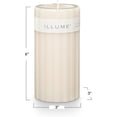 thumbnail image 3 of ILLUME Medium Fragranced Pillar Candle, Winter White, 3 of 6