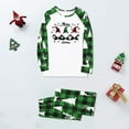 thumbnail image 7 of 2024 Family Christmas Pajamas Matching Sets and Dog Green Plaid Shirt Pants Printed Cozy Holiday Xmas Sleepwear Pjs Set Dad M, 7 of 7
